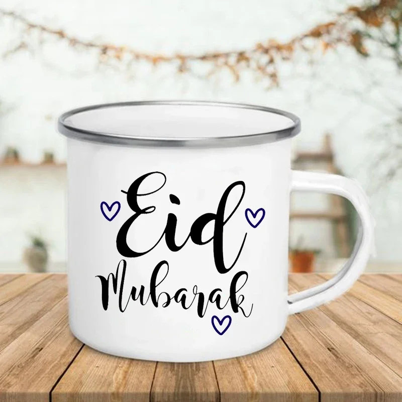 Handle Enamel Mugs Happy Eid M – Wine Beer Best recenzja i cena